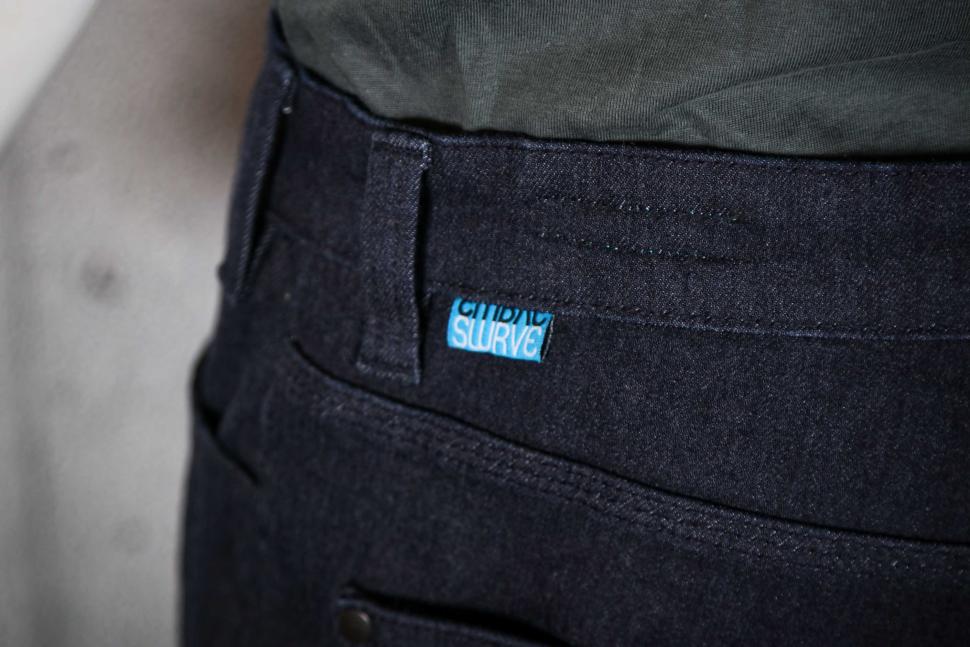 2023 Swrve 4-way stretch indigo CORDURA slim fit jeans - logo tab.jpg