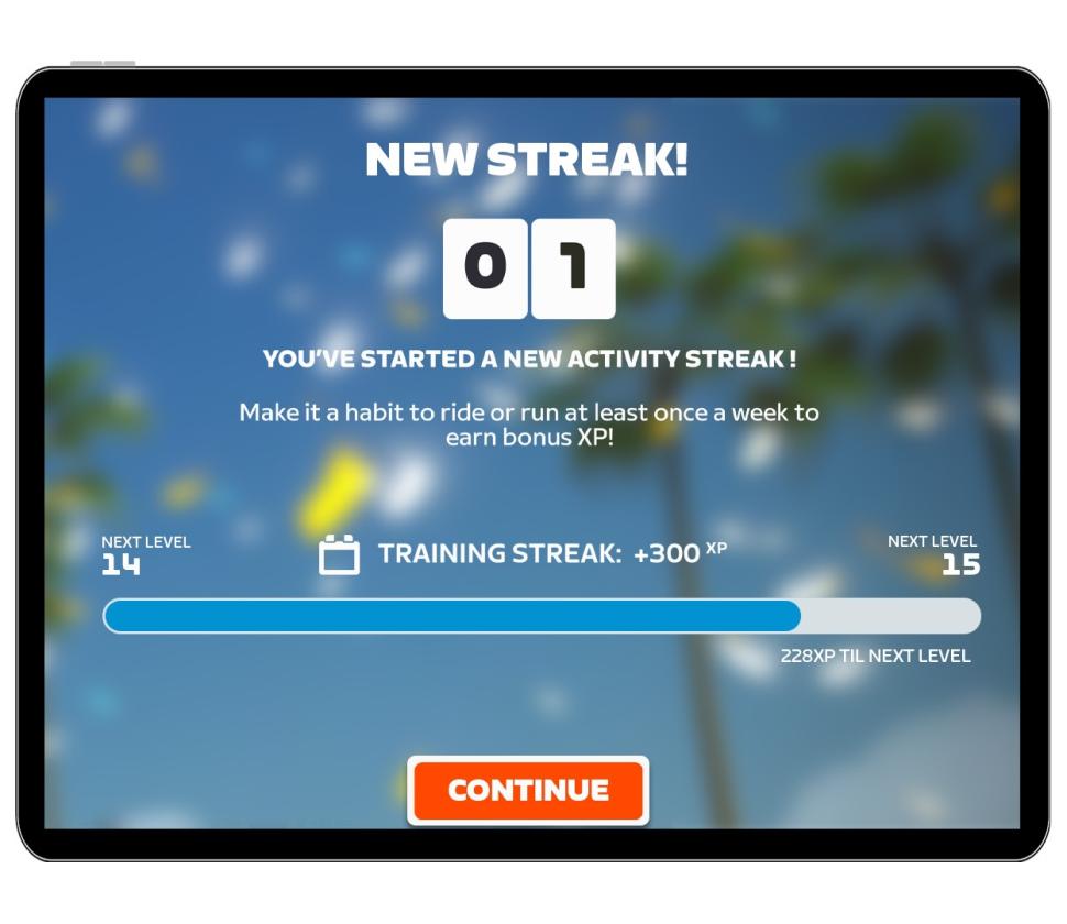 2023 Zwift Streak - 1