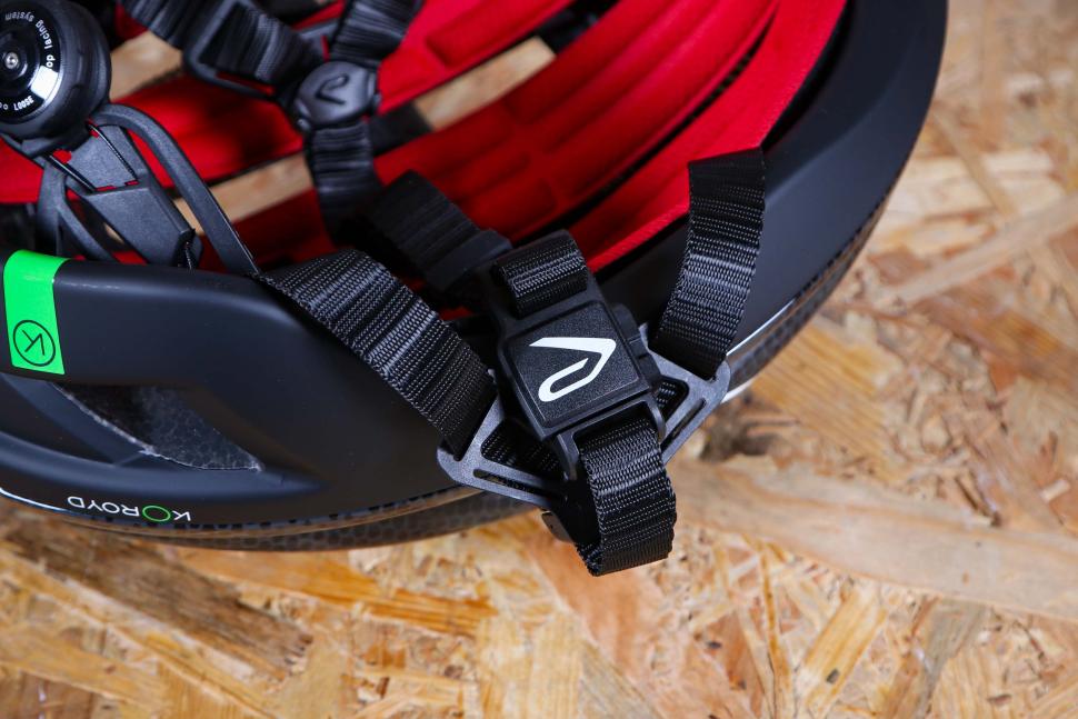 2024 EKOI Black Stradale helmet - buckle.jpg