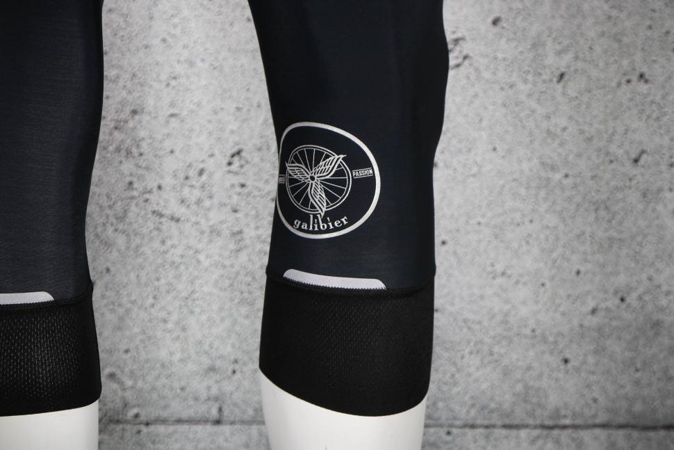 2024 Galibier Pave three-quarter Bib Knickers - leg logo and reflective.jpg