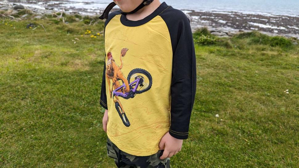 2024 Kids Ride Shotgun Lion Windproof Jersey 2.jpeg
