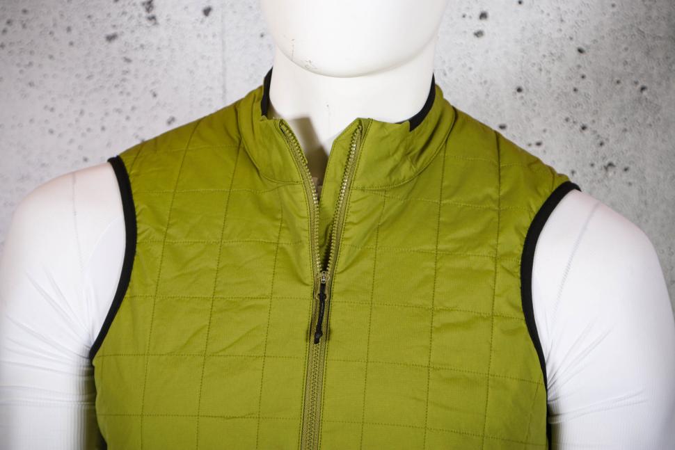 2024 Madison Roam Men’s Windproof Packable Primaloft Gilet - chest and collar.jpg