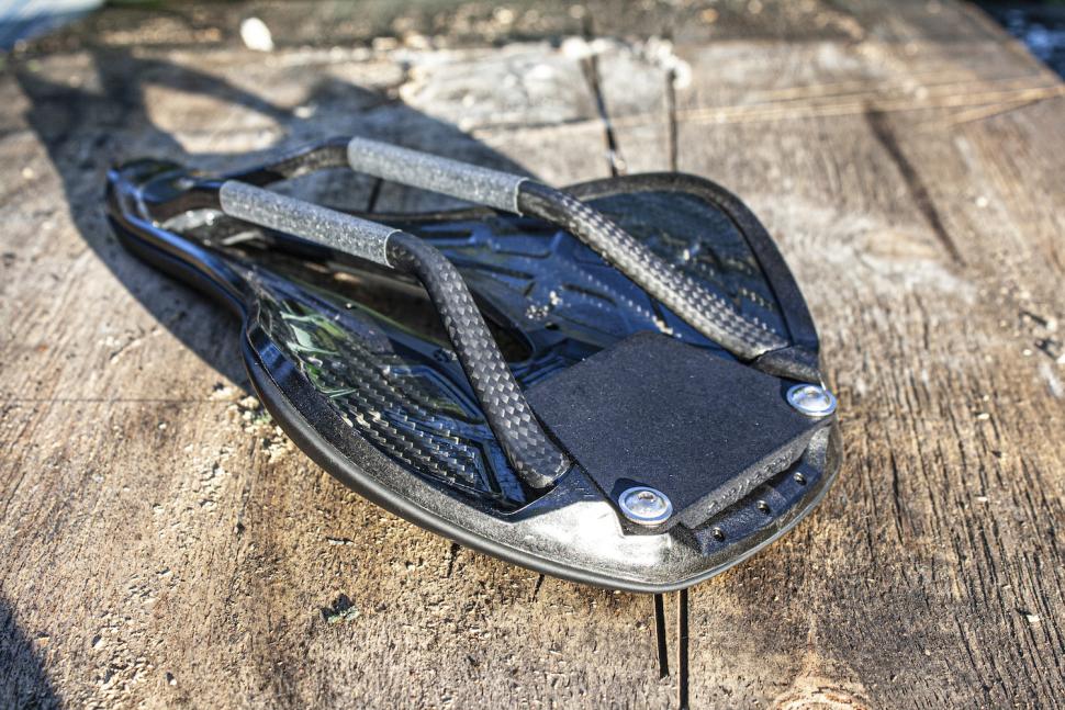 2024 Raceware Apple Airtag Holder on Specialized S-Works Power saddle with Swat.JPG