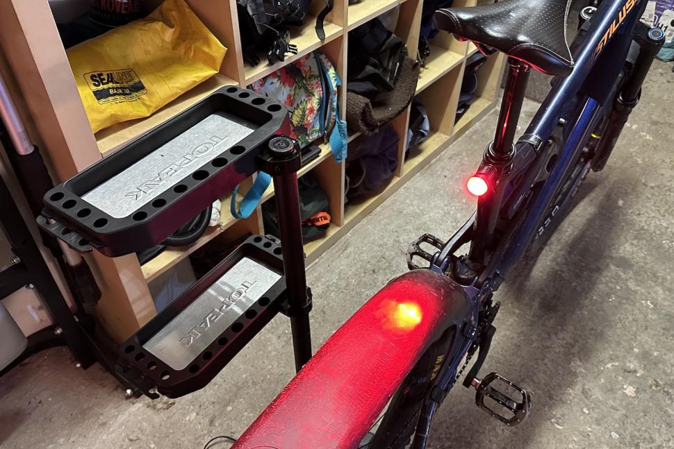 2024 Topeak Tune-Up Station - with bike and trays.JPG