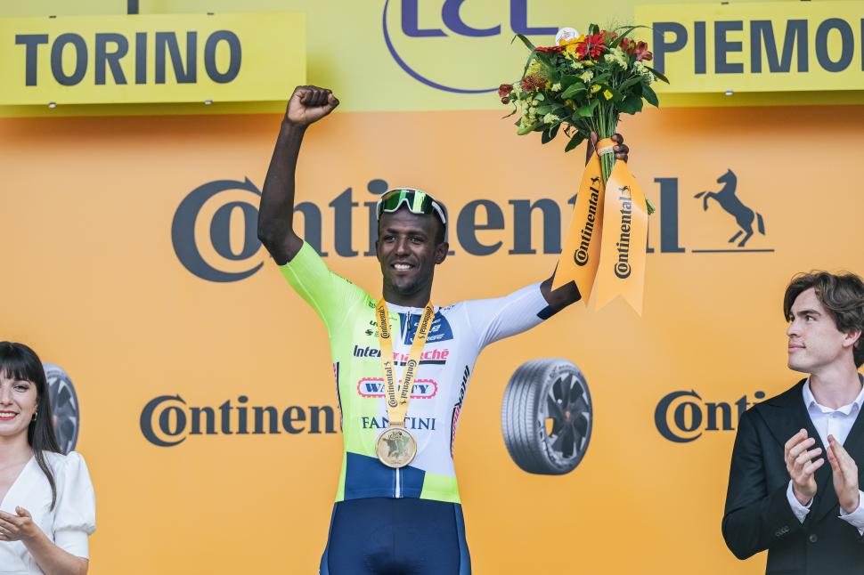Biniam Girmay wins stage three, 2024 Tour de France (ASO/Charly Lopez)
