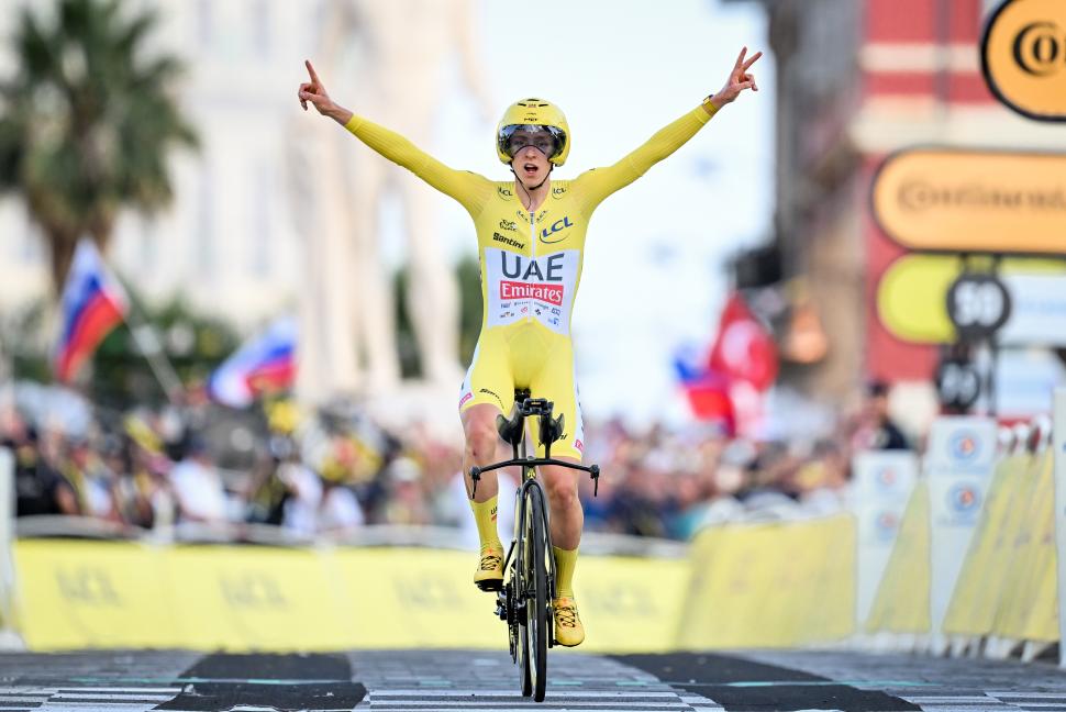 Tadej Pogačar wins final time trial at 2024 Tour de France (ASO Billy Ceusters)
