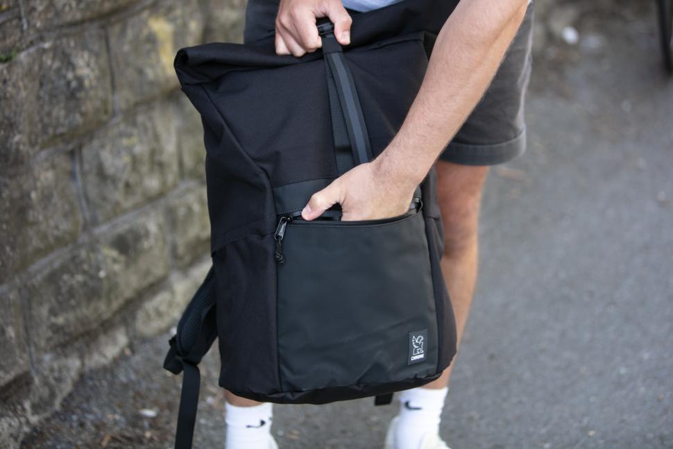 2025 Chrome Industries Yalta 4.0 backpack - front zip pocket.jpg
