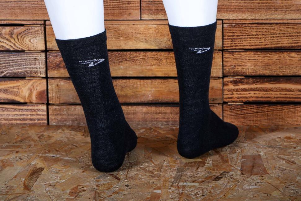 2025 Defeet Wooleator Pro 6in D-Logo socks - rear.jpg