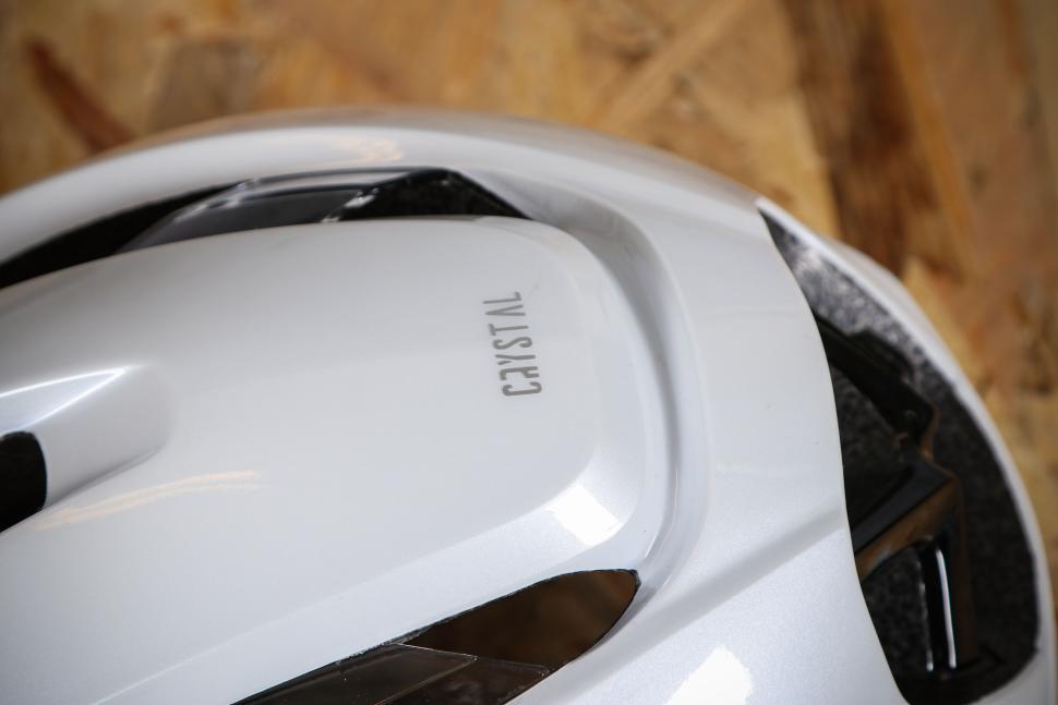 2025 Ekoi Perf CRYSTAL White Helmet - top detail.jpg