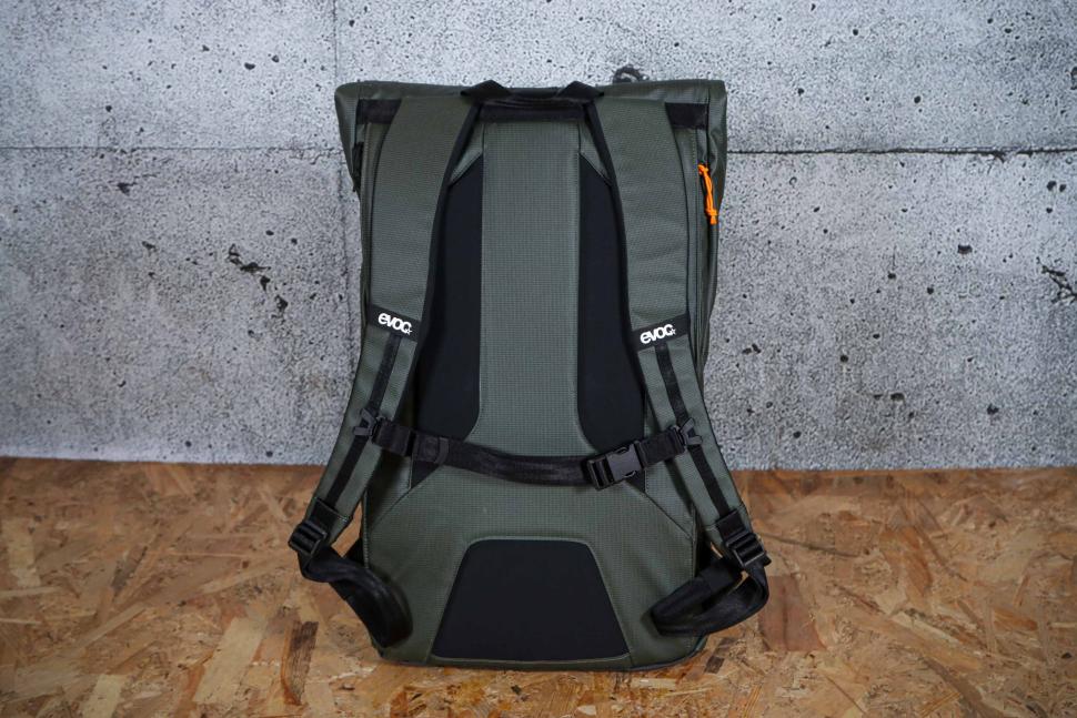 2025 Evoc Duffle BackPack - straps and back padding.jpg