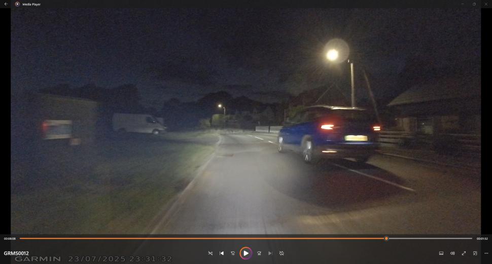 2025 Garmin Varia Vue Night Recording 2 - being passed.png