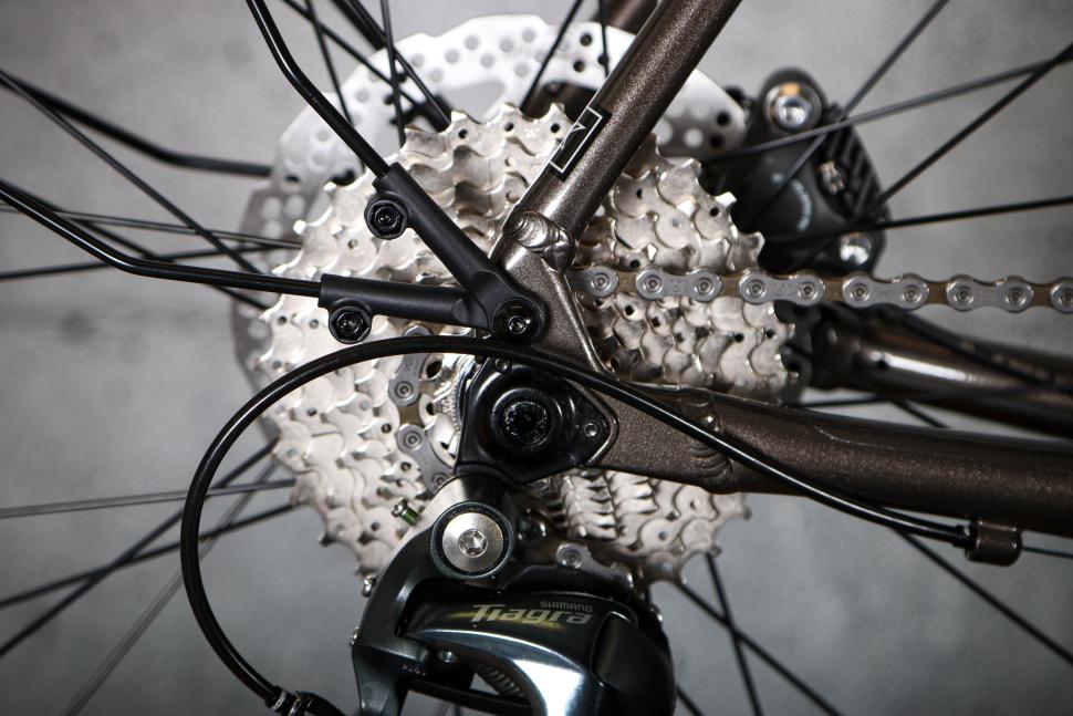 2025 Kinesis 4S Tiagra - rear dropout and cassette.jpg