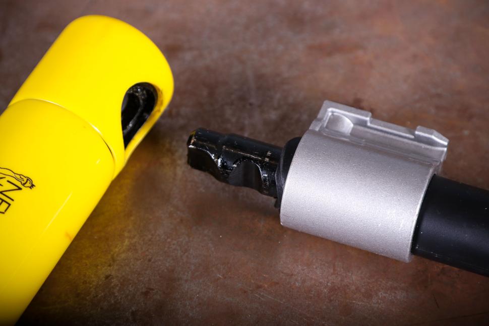 2025 Kryptonite New York Diamond Angle Grinder Resistant U-Lock Sold Secure Diamond - unlocked 3.jpg