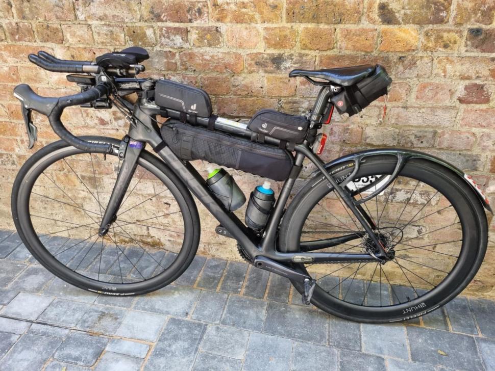 2025 London-Edinburgh-London Ian McBride Trek Madone non-driveside