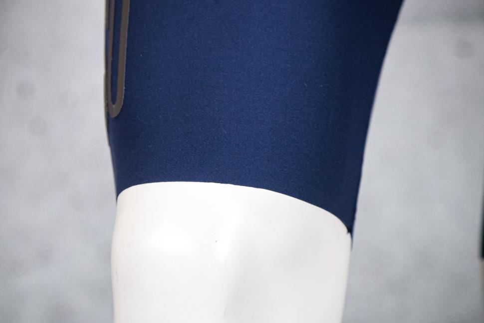 2025 Lusso Paragon Signature Bib Shorts Limited edition - Petrol Blue - cuff.jpg