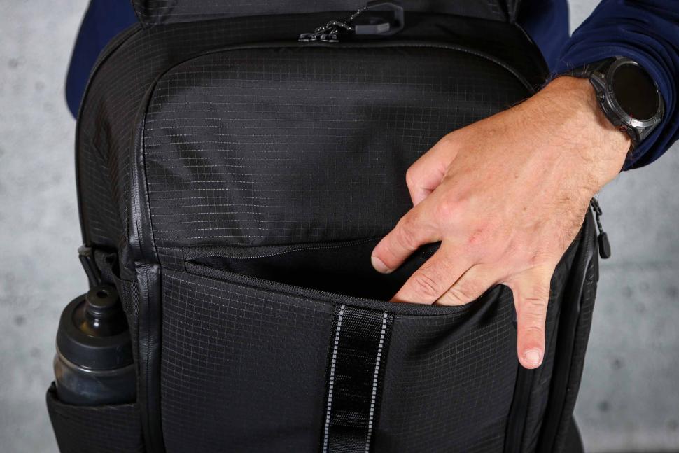 2025 Mous UltraTex Optimal Lid Backpack - fron zip pocket.jpg