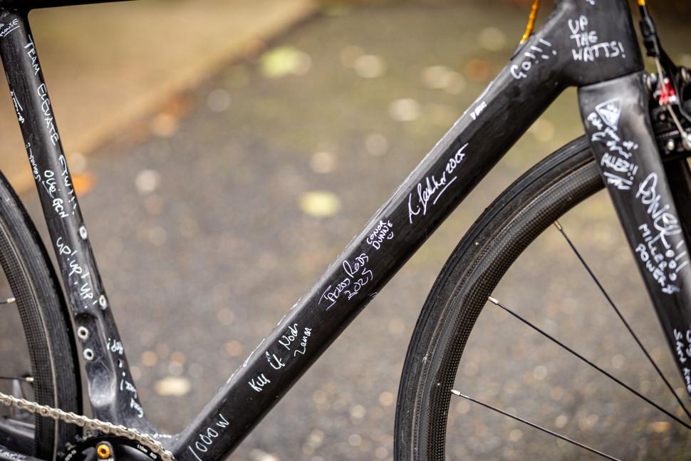 2025 National Hill Climb Championships - Finn Miller bike down tube