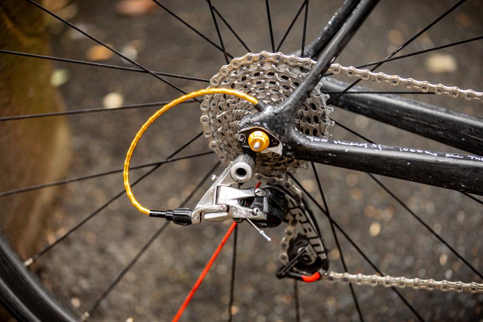 2025 National Hill Climb Championships - Finn Miller bike rear mech