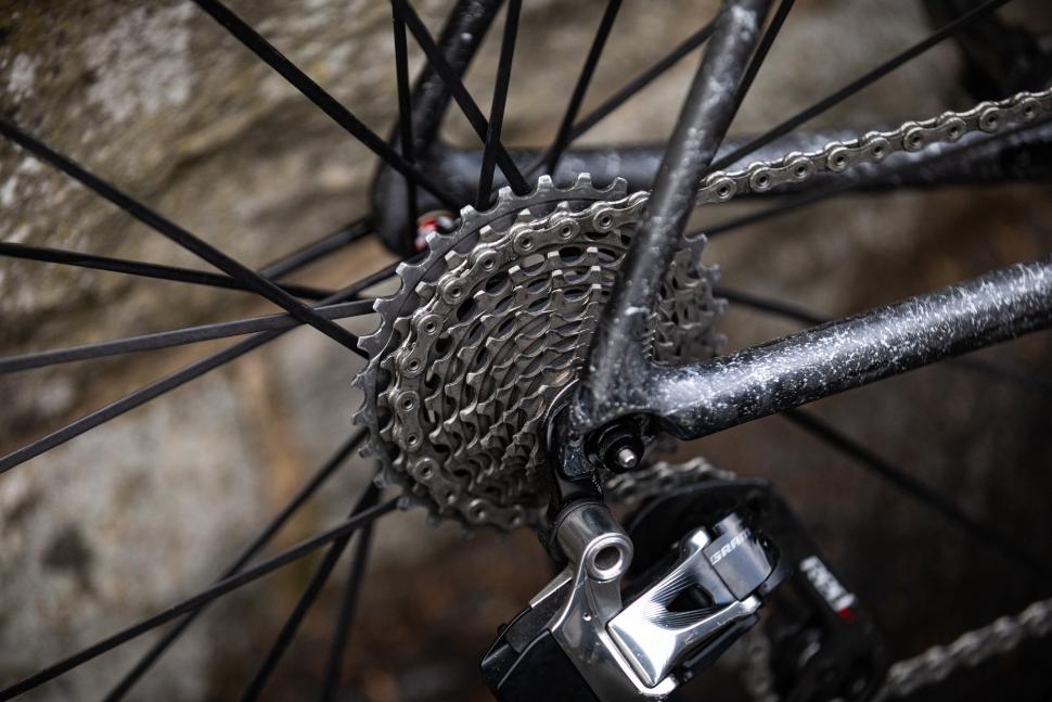 2025 National Hill Climb Championships - Harry MacFarlane bike  cassette