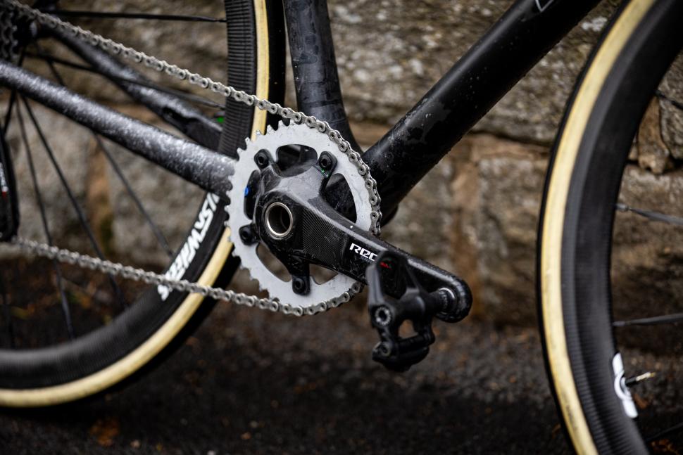 2025 National Hill Climb Championships - Harry MacFarlane bike  chainset