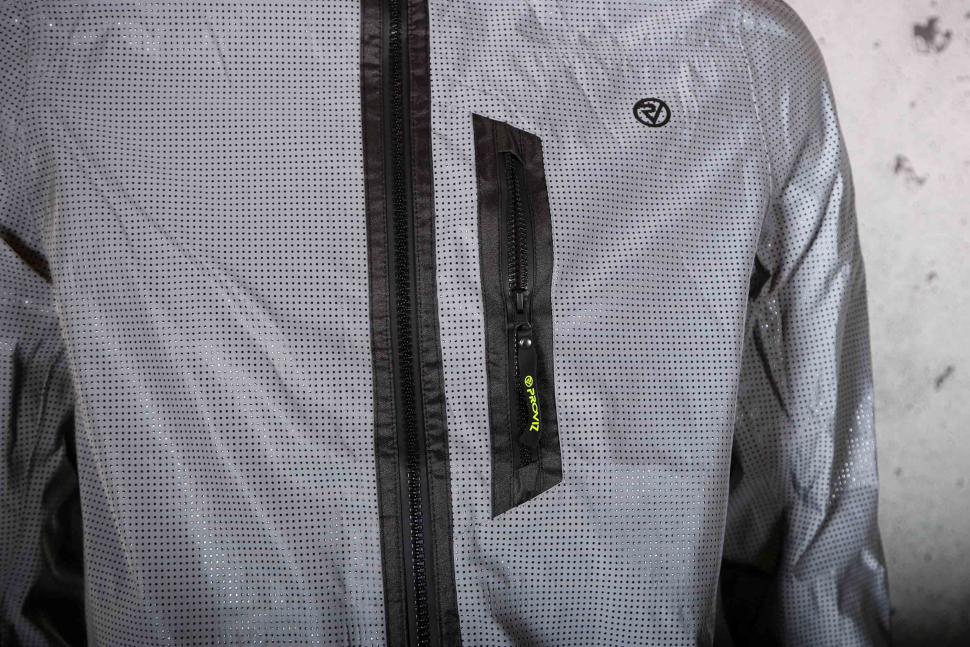 2025 Proviz Apex Men&rsquo;s 100% Reflective Cycling Jacket - chest pocket.jpg