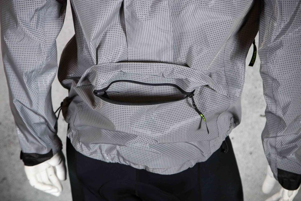 2025 Proviz Apex Men&rsquo;s 100% Reflective Cycling Jacket - rear pocket.jpg