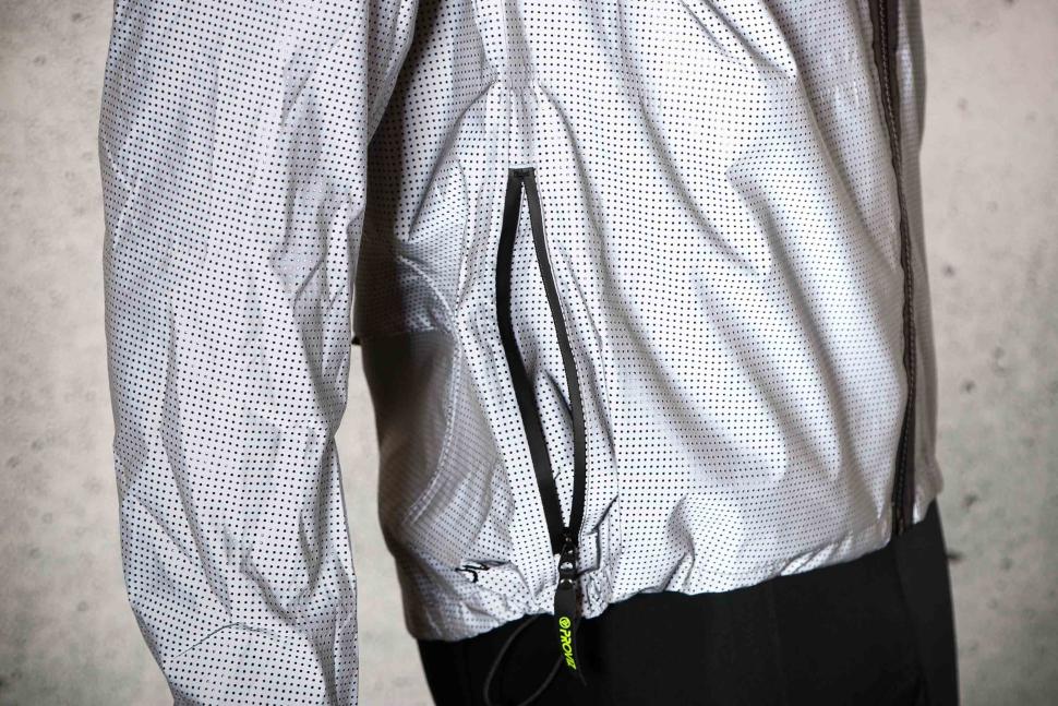 2025 Proviz Apex Men&rsquo;s 100% Reflective Cycling Jacket - side pocket.jpg