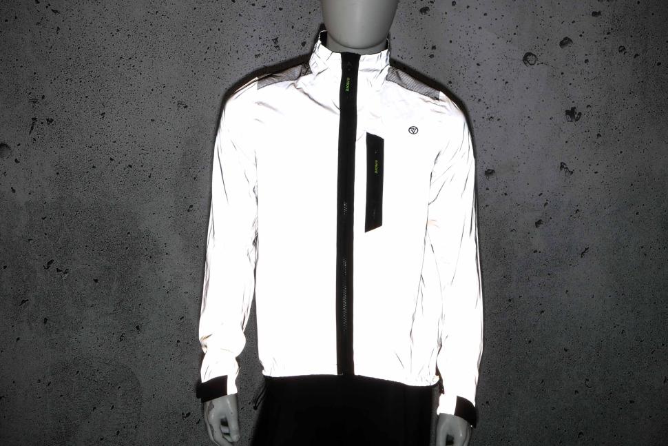 2025 Proviz City Men's 100% Reflective Commuter Cycling Jacket - front reflective.jpg