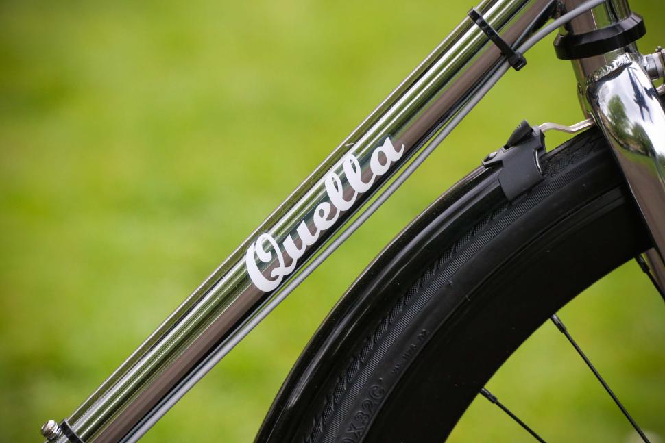 2025 Quella Varsity Imperial Classic Geared Bicycle - downtube.jpg