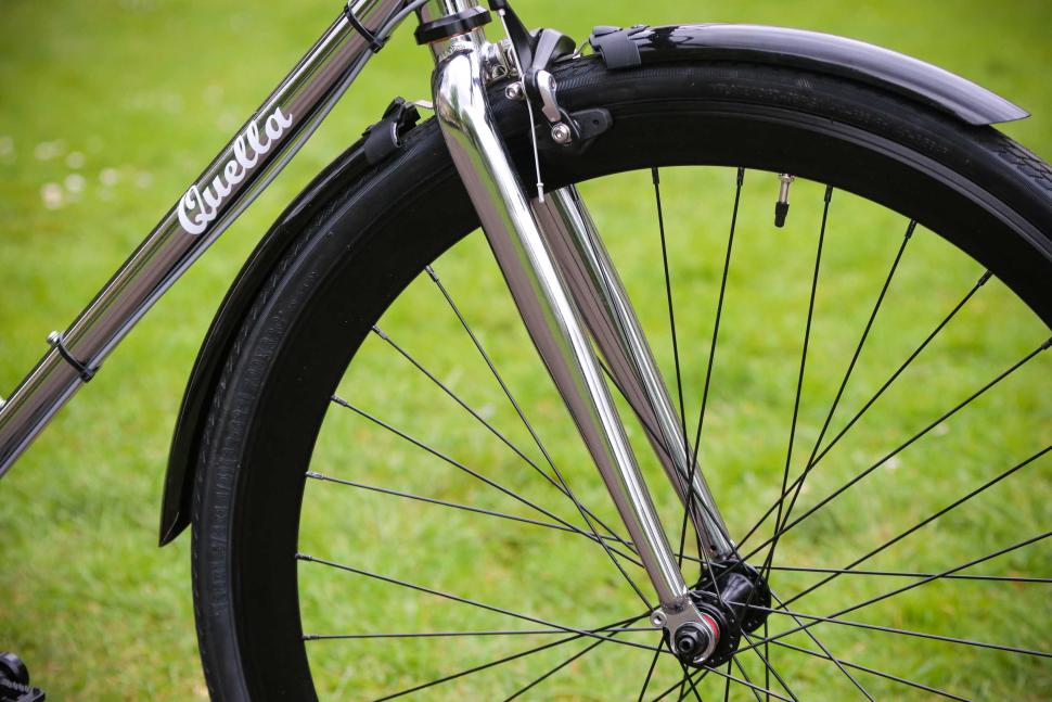2025 Quella Varsity Imperial Classic Geared Bicycle - fork.jpg