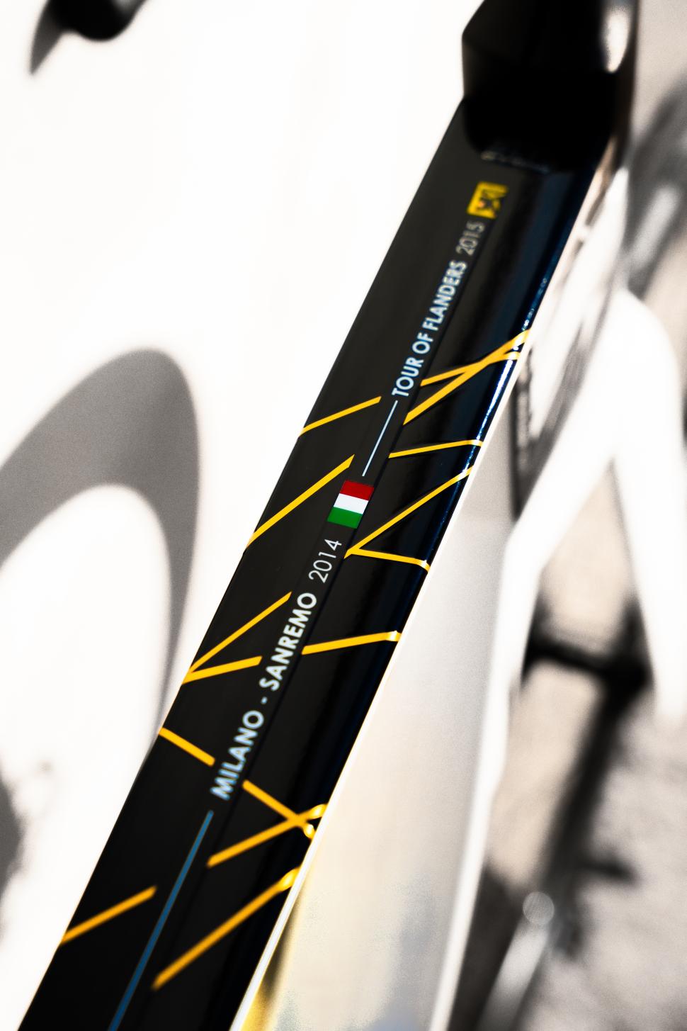 2025 Ridley Noah Fast Kristoff top tube 
