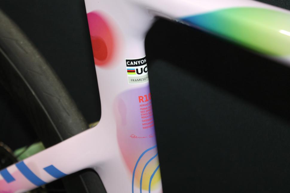 2025 Rouleur Live Canyon Aeroad seat tube 