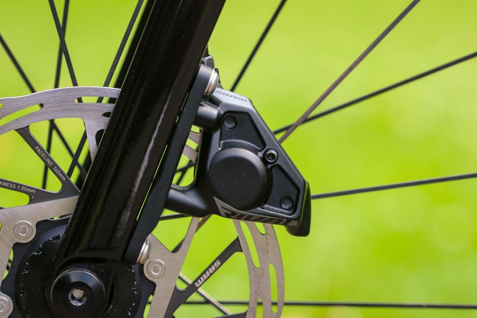 2025 SRAM Rival AXS - on bike - front disc brake caliper.jpg