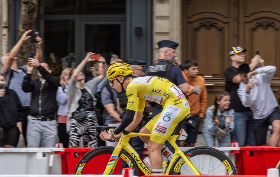 2025 Tadej Pogacar Colnago Y1Rs yellow