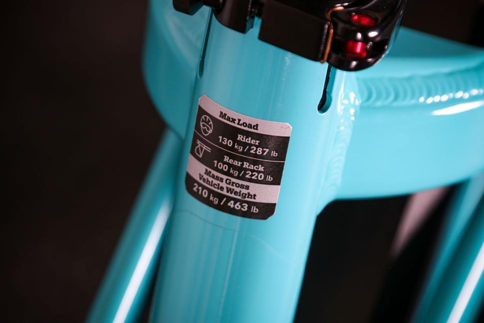 2025 Tern GSD Gen 3 - load and weight sticker