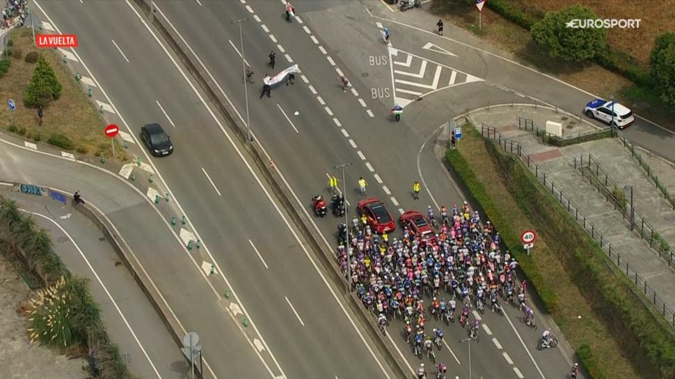 2025 Vuelta stage 11 protest, Bilbao