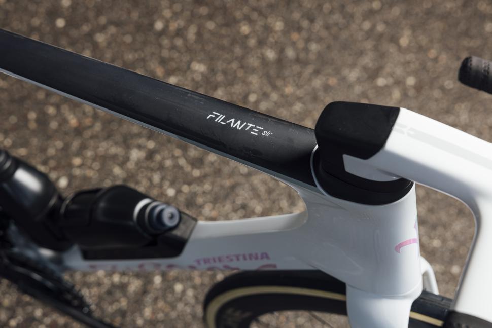 2025 Wilier Filante SLR ID2 top tube Aerokit from above