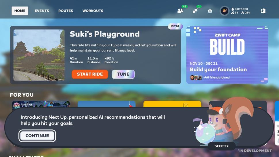 2025 Zwift Personalized Recommendations