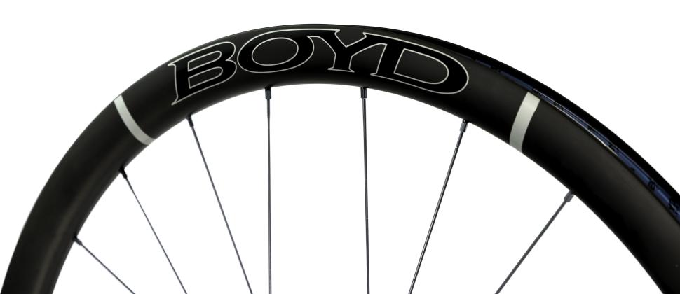 2026 Boyd Cycling Podium 36mm Carbon Disc SL wheel rim detail studio