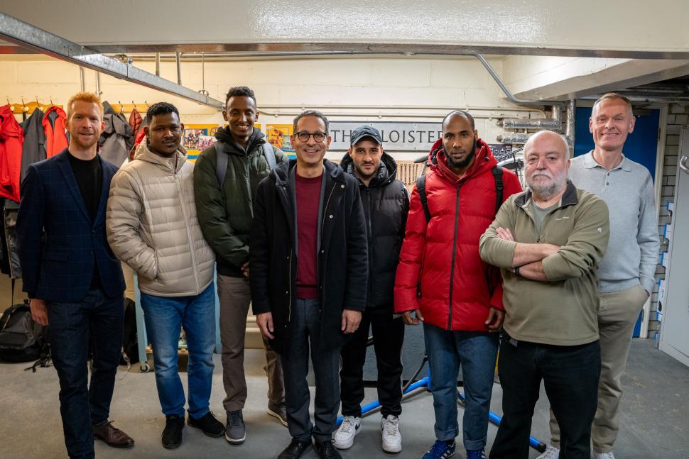 Barnsley Refugee Bike Project, launched by South Yorkshire&rsquo;s Cycling and Walking Commissioner Ed Clancy