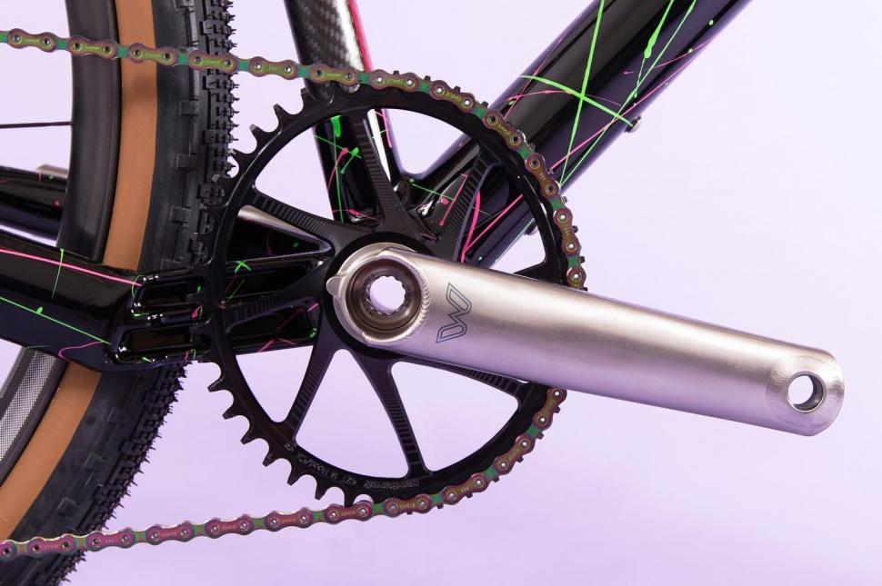 2022 Weis Mfg Brett's custom Hammer Gravel SL eewings crankset
