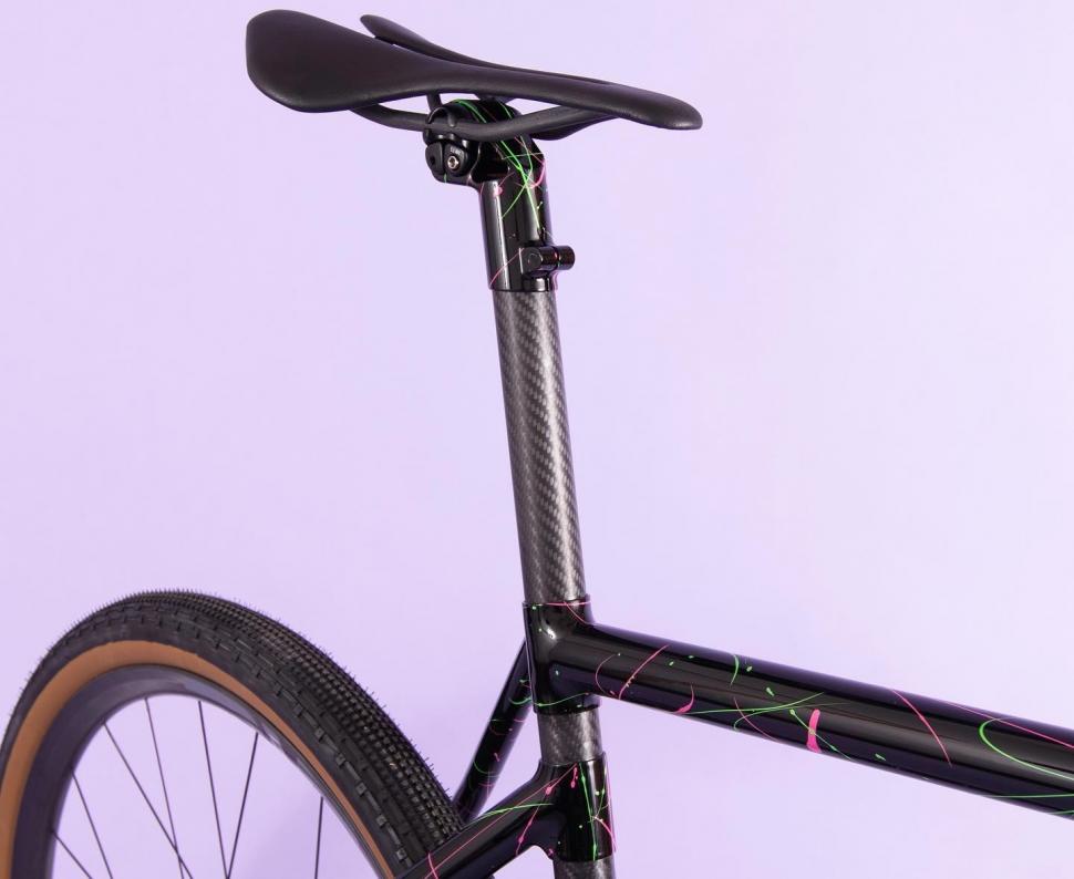 2022 Weis Mfg Brett's custom Hammer Gravel SL seatpost integrated seat mast