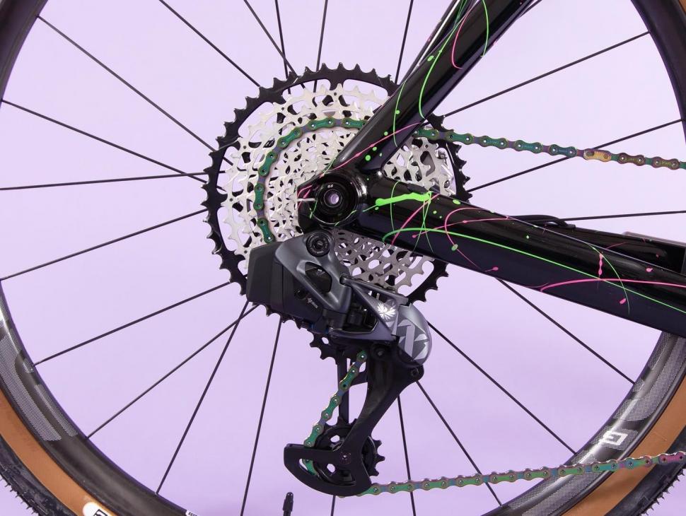 2022 Weis Mfg Brett's custom Hammer Gravel SL rear mech etap