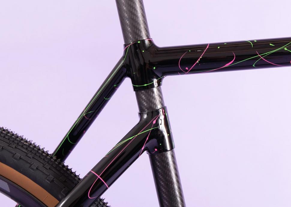 2022 Weis Mfg Brett's custom Hammer Gravel SL seatpost seat stays