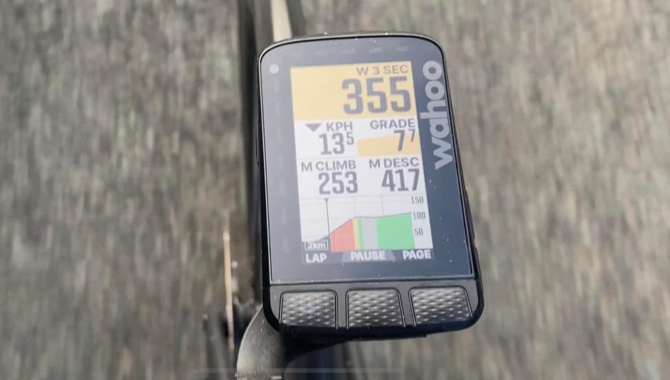 Wahoo Roam V2 summit climb pro feature
