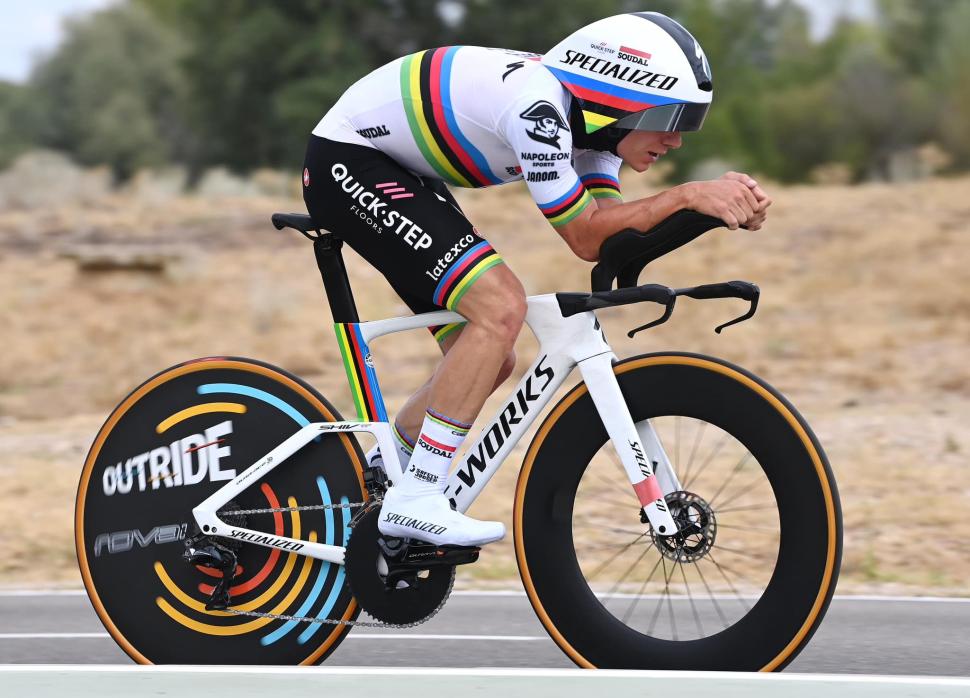 2025 Remco Evenepoel TT aerocoach wheel
