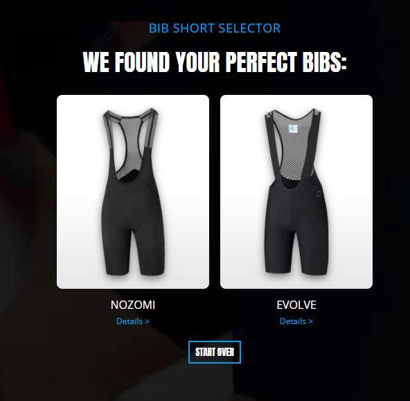 2021 Shimano Bib Short selector
