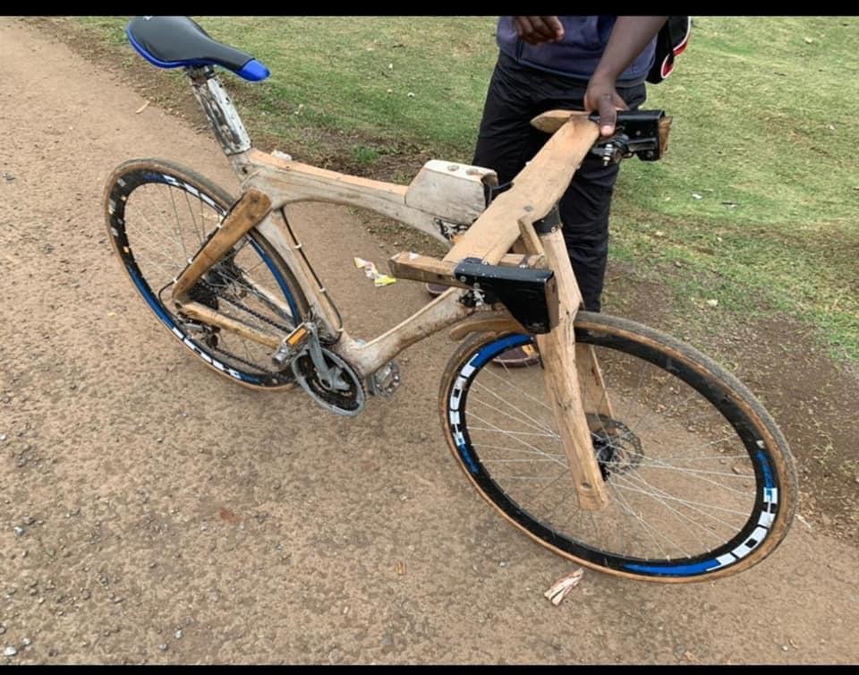 Cyclist's DIY 'Trek Madone' (Rock Rider/Facebook)