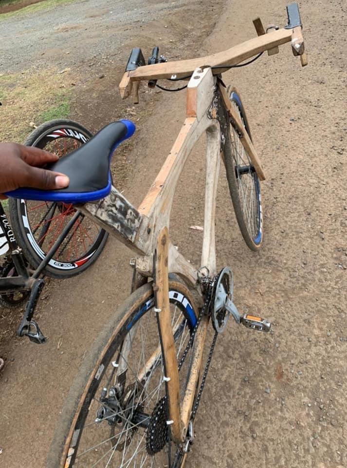 Cyclist's DIY 'Trek Madone' (Rock Rider/Facebook)