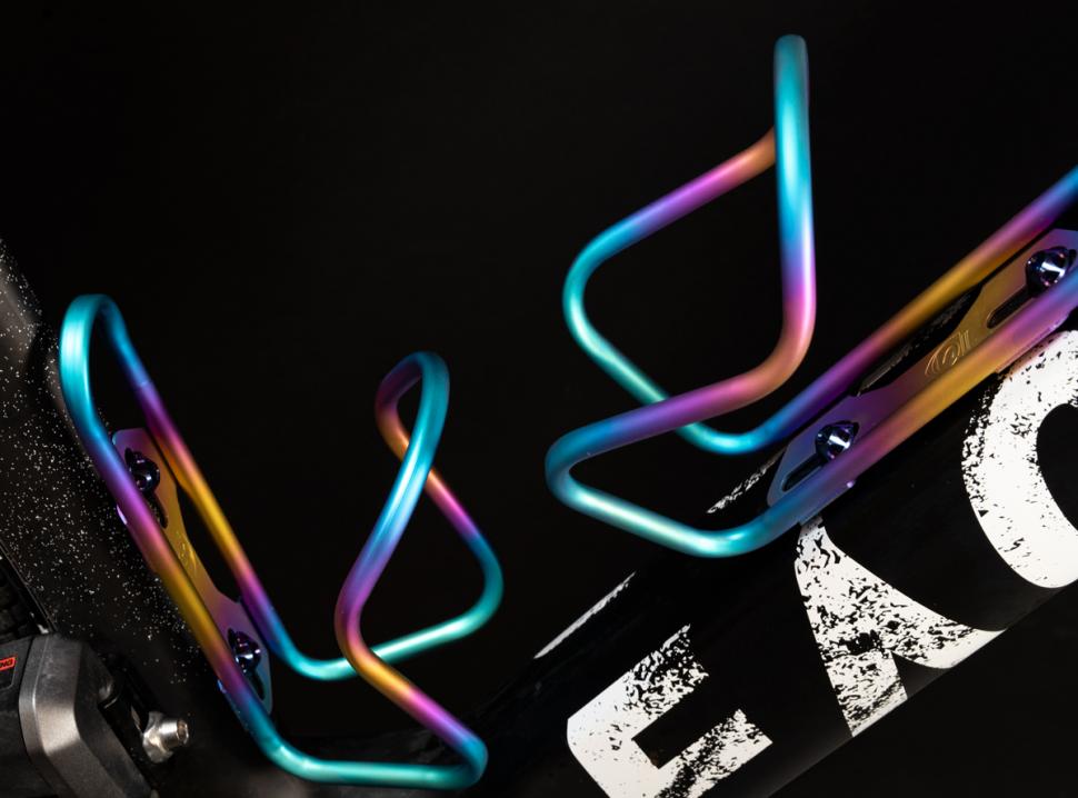 2023 Silca Unicorn titanium anodized bottle cages